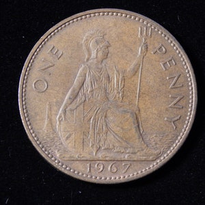 1967 great britain one penny