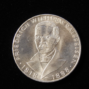1968 F 5 Mark Silber Münze#D