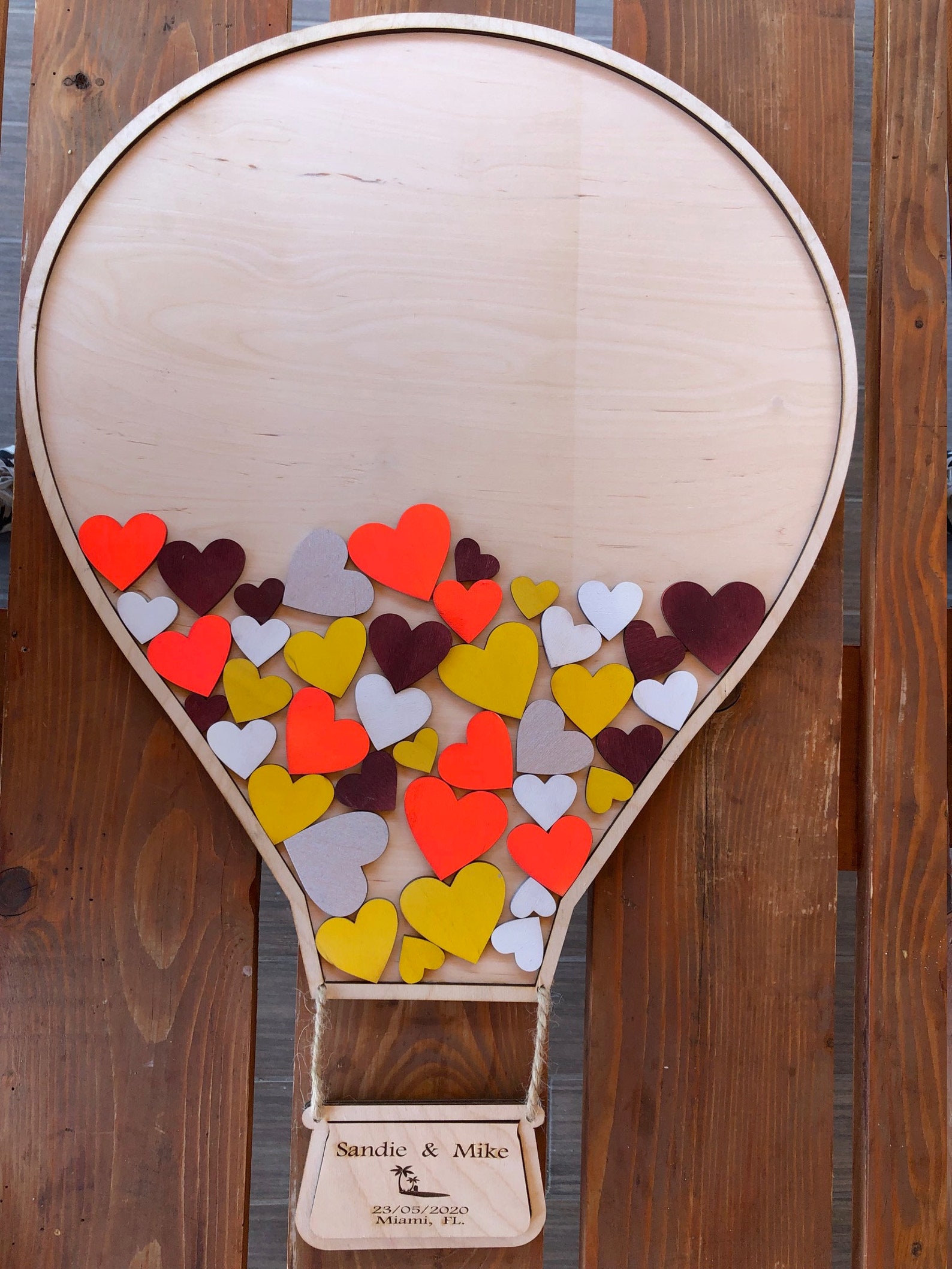 Wedding Guestbook Hot Air Balloon Guest Book 3D Alternative Etsy