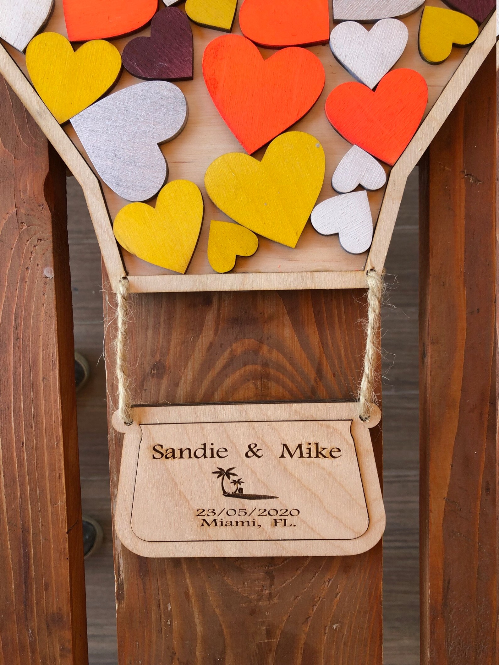 Wedding Guestbook Hot Air Balloon Guest Book 3D Alternative Etsy