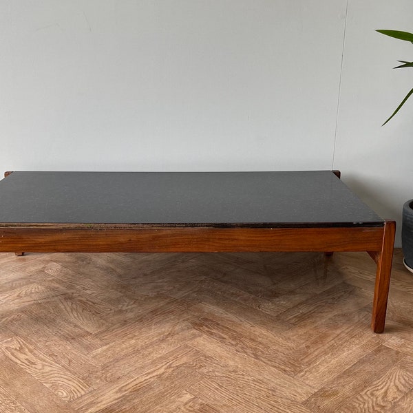 GUY ROGERS Vintage Mid Century Large Afromosia & Formica Coffee Table Delivery Available