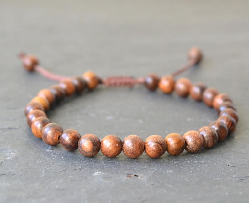 Mens Wood Bead Bracelet wooden beaded bracelets yoga Etsy