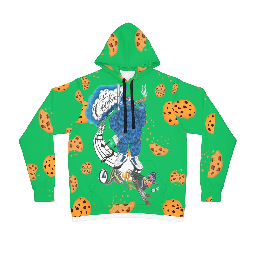 Cookie Monster Hoodie Limited ED Graphic Art Cookie Monster Etsy
