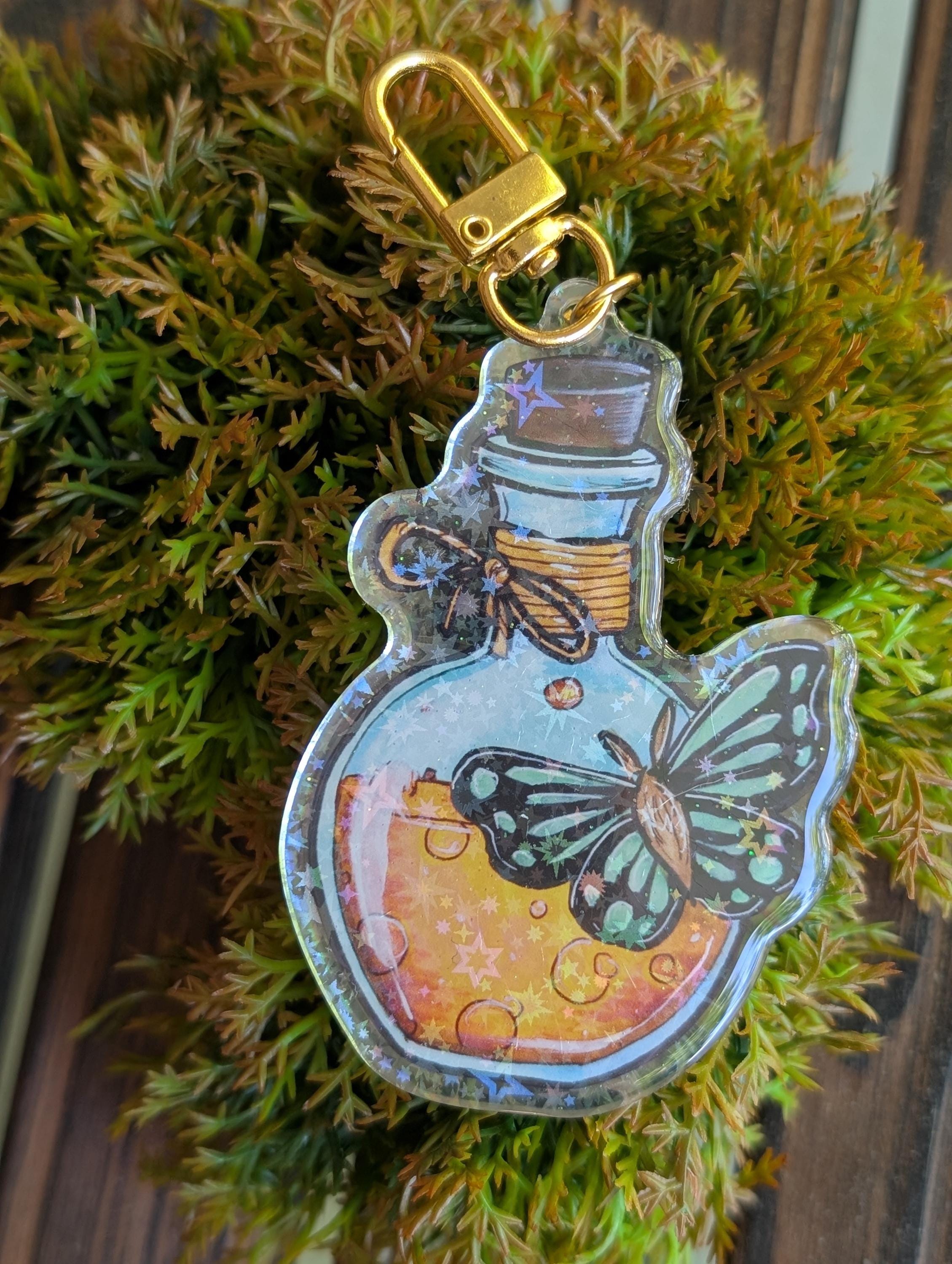 Lucky Potion Magic Keychain - Etsy