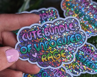 Cute Rage Sticker