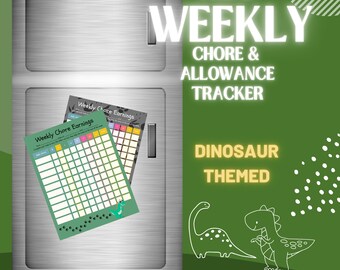Weekly Chore Chart & Allowance Tracker