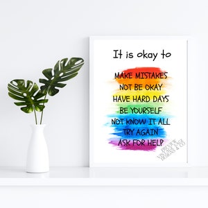 Okay to Make Mistakes Poster Download