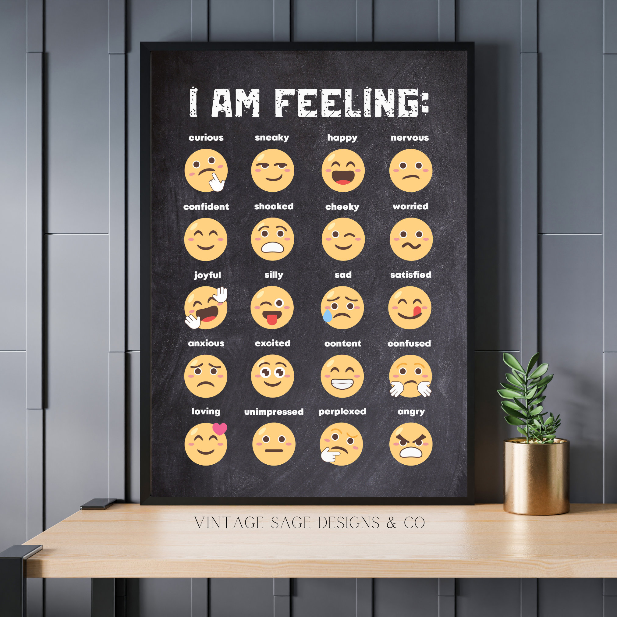 Cartel De Cumpleaños Personalizado Emojiiss - 100x80 Cm, Papel Couché 180g, Varios Diseños Temáticos
