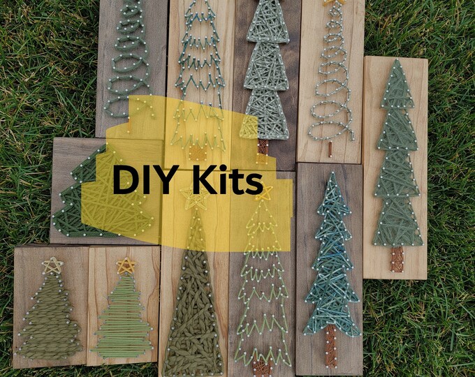 DIY Kit Christmas Tree String Art Kit DIY String Art Kit Etsy