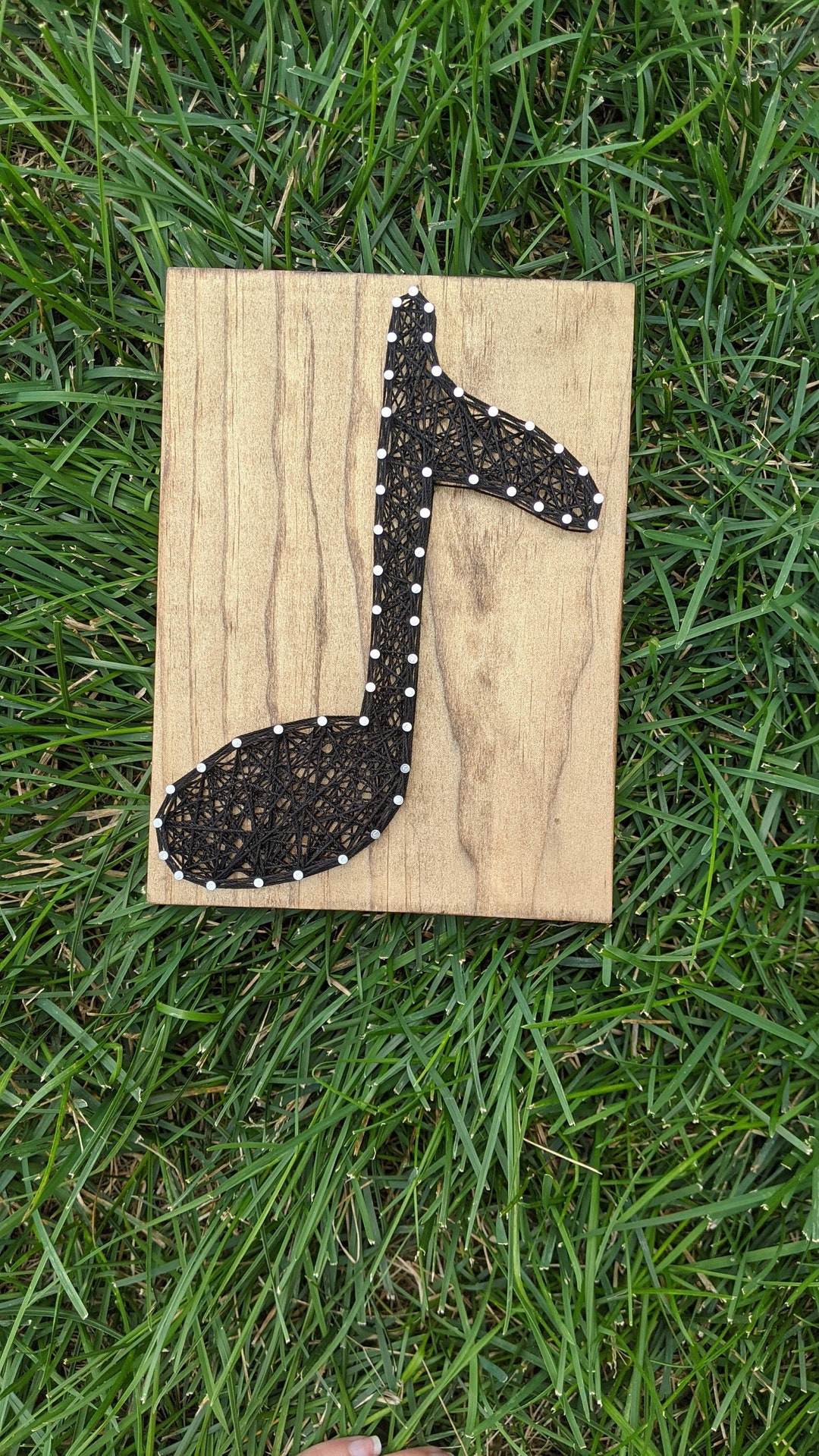 Music Note String Art Music Sign Music Gift Music Decor Whole Note Sign ...