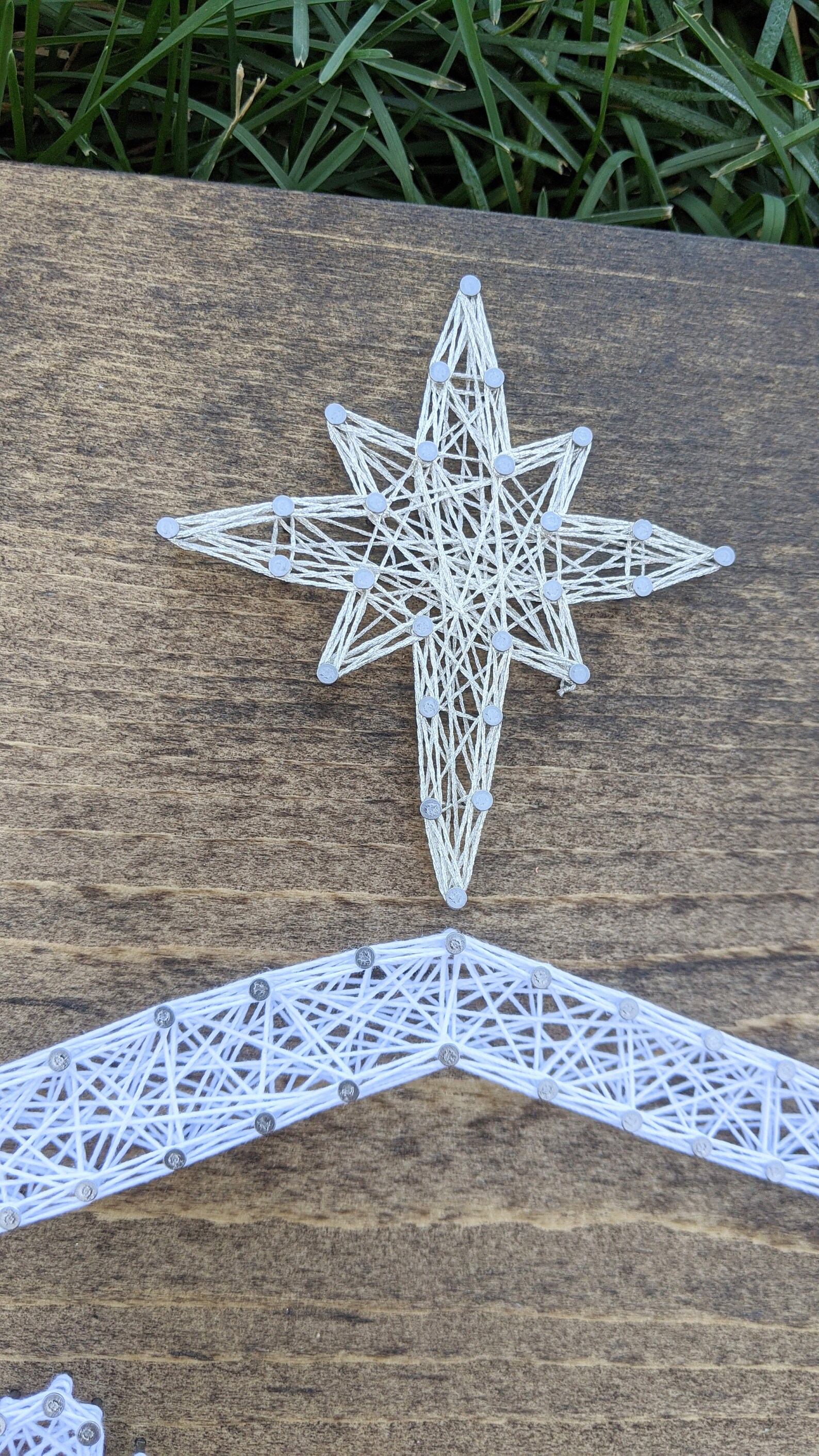 Nativity Sign Nativity String Art Manger Scene Manger Etsy