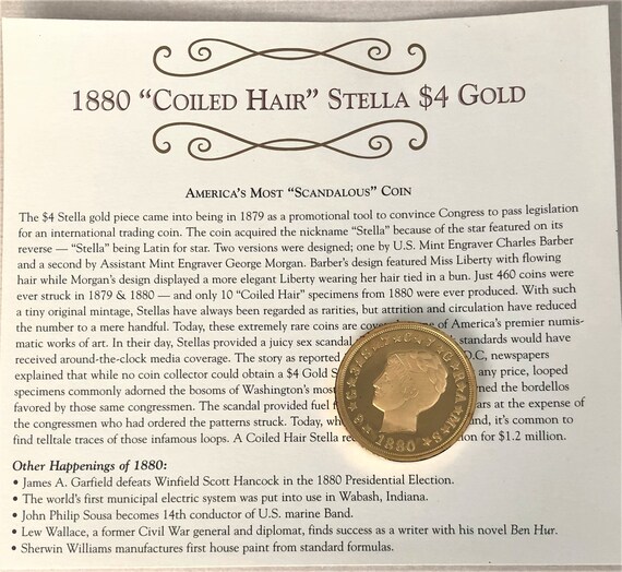 初期のパラゴン 希少なスターチャイナ時代 黄色と金彩のポット 美品 星マーク America's Rarest; 1880 Coiled Hair Stella Star Scandalous 4 Dollar