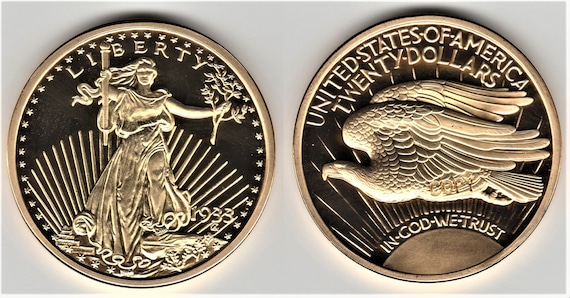 America's Rarest; 1933 Saint Gaudens Walking Liberty 20 Dollars