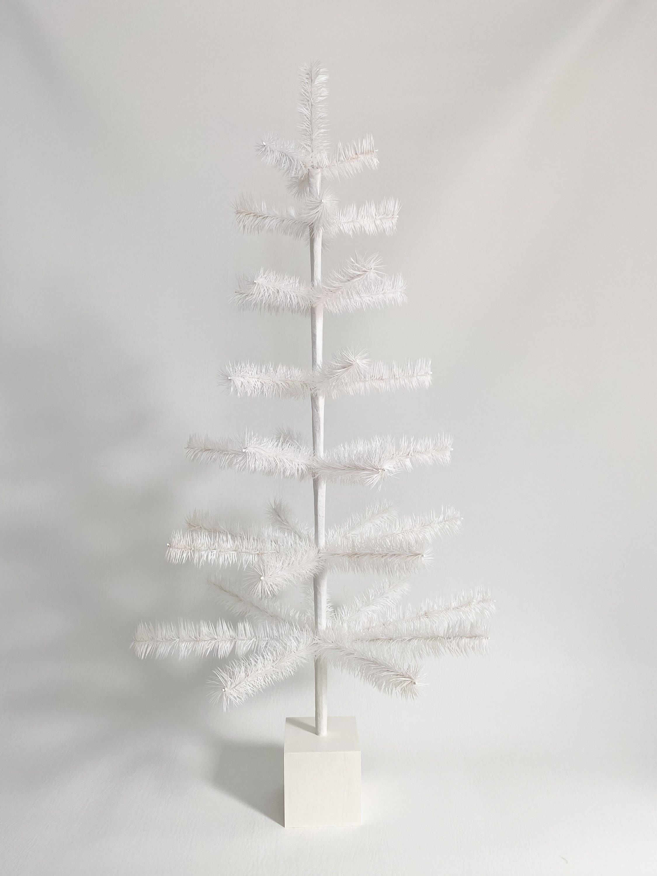 White Feather Christmas Tree