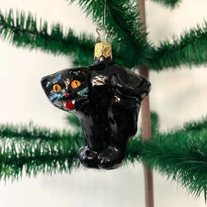 Inge Halloween Cat Ornament