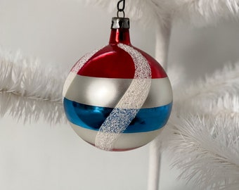 Patriotic glass ornament Poland