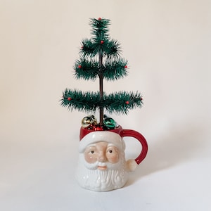 Feather Tree Santa Mug