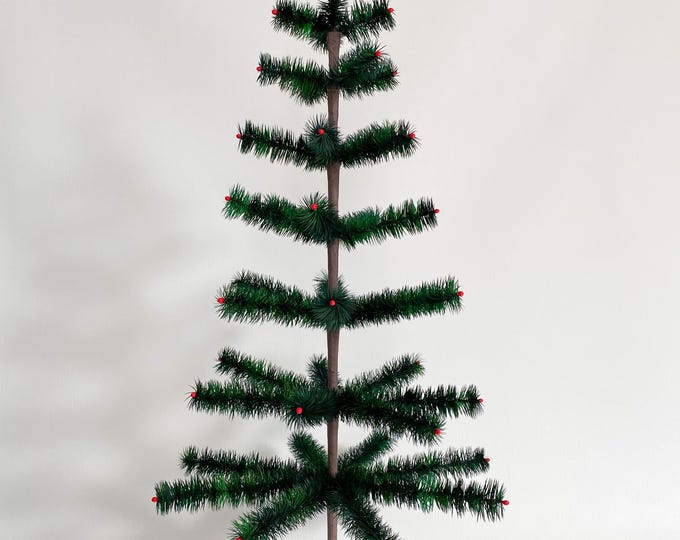 Goose Tree German Goose Feather Christmas Tree Pale Muted Green - Etsy