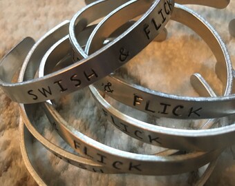 Swish and Flick Bracelet, Wizarding Charms, Book Inspired Jewelry, Gift For Her, Book Lover, Stocking Stuffer
