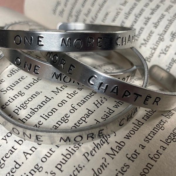 One More Chapter, Book Inspired Jewelry, Gift For Teacher or Librarian, Book lover, Reading