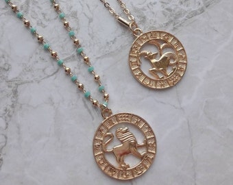 Gold Astrology Necklace Zodiac Necklace Zodiac Jewelry Personalized Necklace Star Sign Necklace Horoscope Necklace Personalized Gift Mom