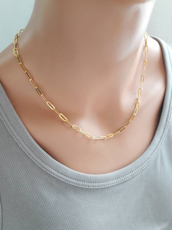 Amazon.com: 24K Real Gold Filled Jewelry for Women 24k Gold Herringbone  Necklace for Women Chain Necklace Flat Chain Gold Flat Snake Necklaces for  Women Gold Neck : Handmade Products