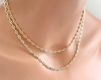 Dainty Gold Chain Choker Necklace Gold Delicate Chain Necklace Simple Necklace Everyday Necklace Gold Necklace For Women Gift For girlfriend