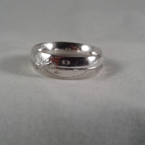 heavy silver comfort fit ring, silver patterned band, heavy silver band, man&#39;s heavy silver band, ladies heavy silver band, comfort fit band
