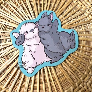 Yay Buns Magnet | Warabi and Mochi Bun | Bunny Rabbit Magnet