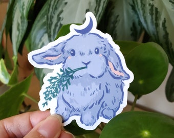 Munch Moon Bun | Vinyl Sticker