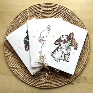 Dandelion Flower Lops Card | Love card, Mother&#39;s Day Card, Easter Card, Blank Card