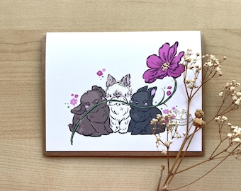 Three Buns Bloom | Birthday card, Love Card, Congrats Card, Blank Card