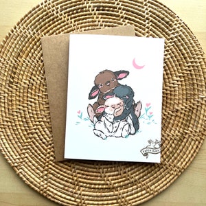 Lops Hug Card | Love card, Valentines Card, Blank Card