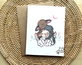 Lops Hug Card | Love card, Valentines Card, Blank Card