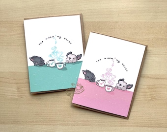 Warm Heart Buns | Love card, Friendship card, Bunny Card, Blank card