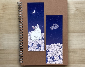 Blossom Moon Bun 2" x 6" bladwijzer