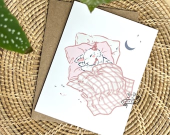 Party Bun | Birthday card, Congrats Card, Bunny card, Blank card