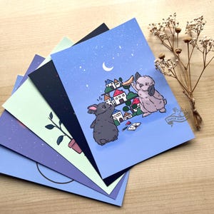 Lot de 5 cartes postales W+M | Impression A7 (5 x 7 po.)
