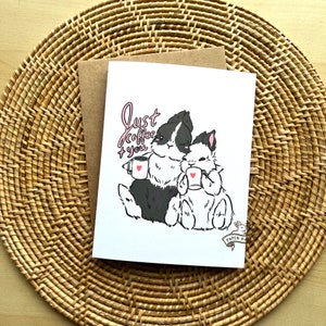 Just Coffee+You| Love card, Valentines Card, Blank Card