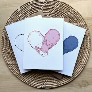 Herz der Brötchen Karte | Liebeskarte, Muttertagskarte, Osterkarte, Freundschaftskarte, Blankokarte