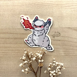 Sticker vinyle Flamin' Lop | 2,2 x 2,8 pouces