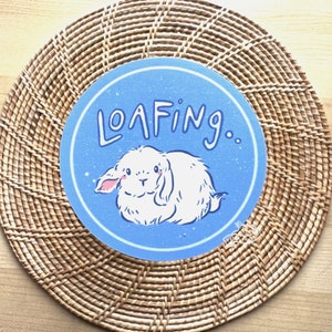 Loafing..Lop Vinyl Sticker