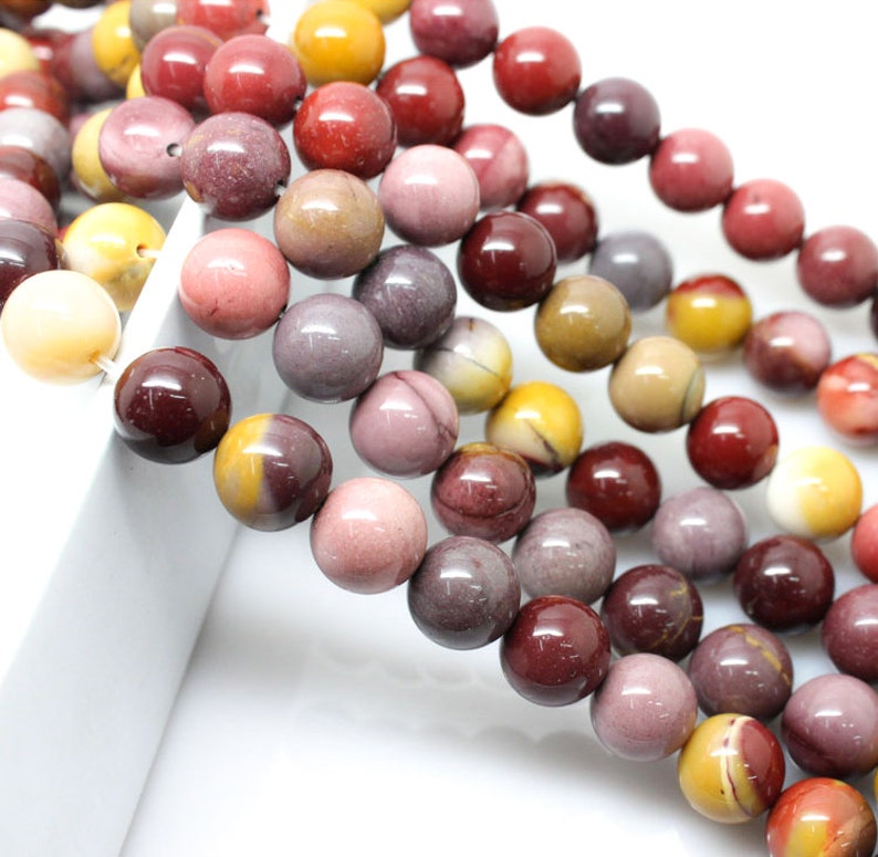 Natural Mookaite Beads Round Beads Mookaite Beads 6 8 10 | Etsy
