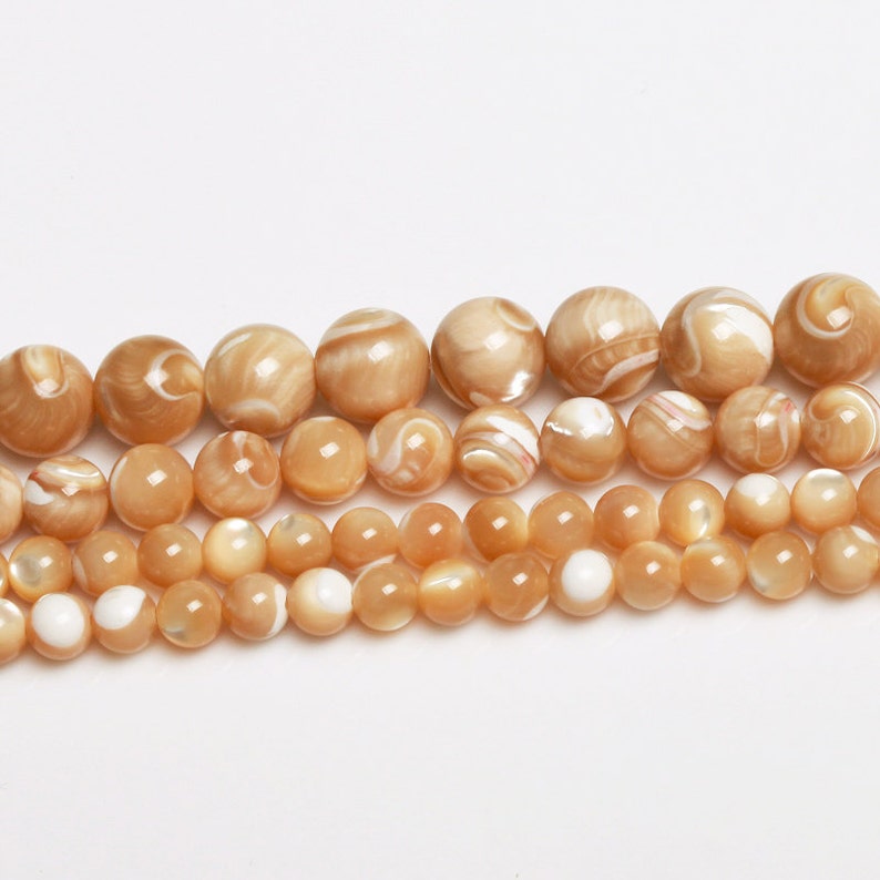 Grey Tridacna Beads 4 6 8 10 12 14 mm, TB004 Natural Beads Natural Grey Tridacna Round Beads Tridacna