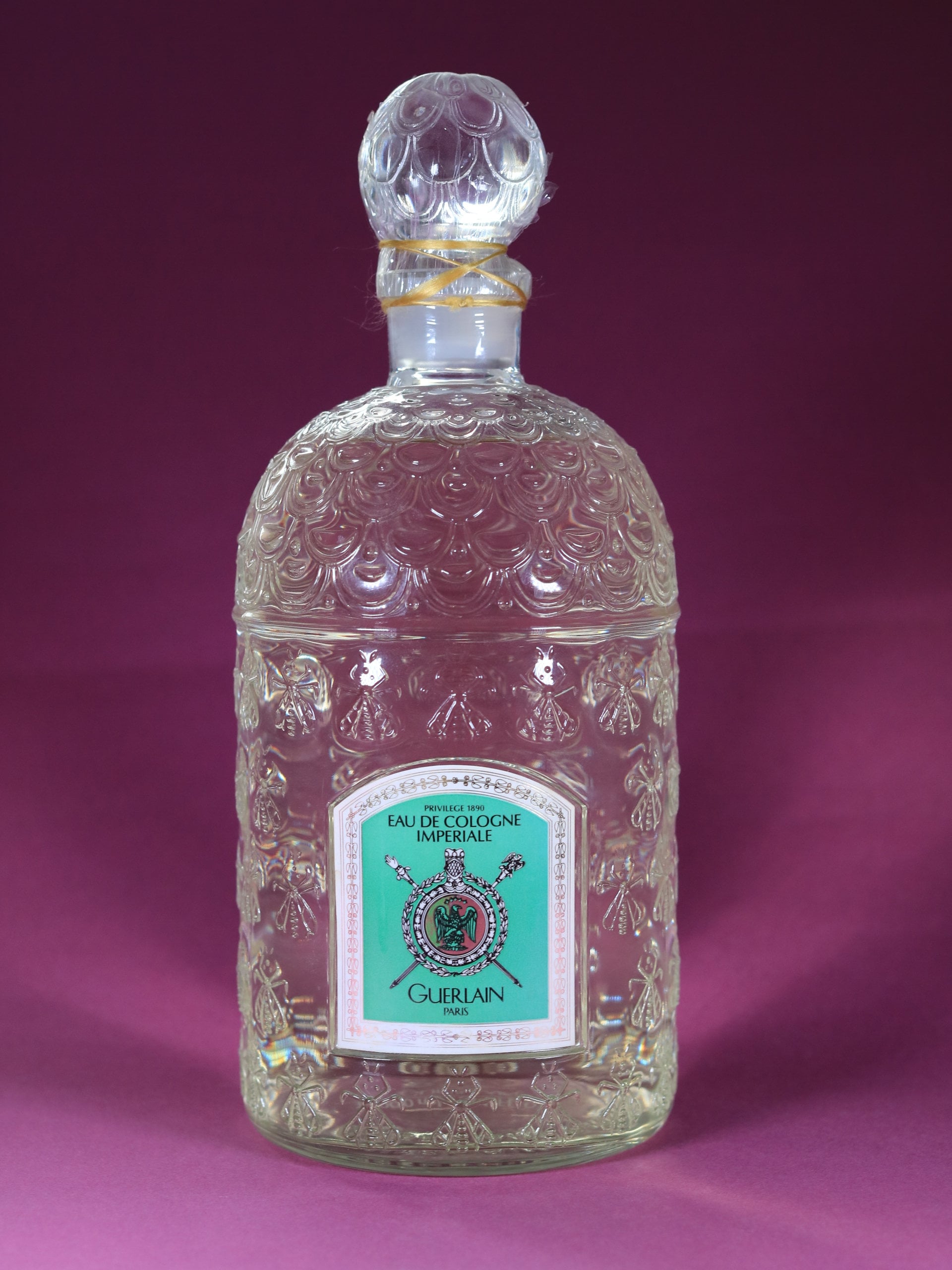 GUERLAIN Bees BOTTLE Eau De Cologne IMPERIALE 1000ML - Etsy