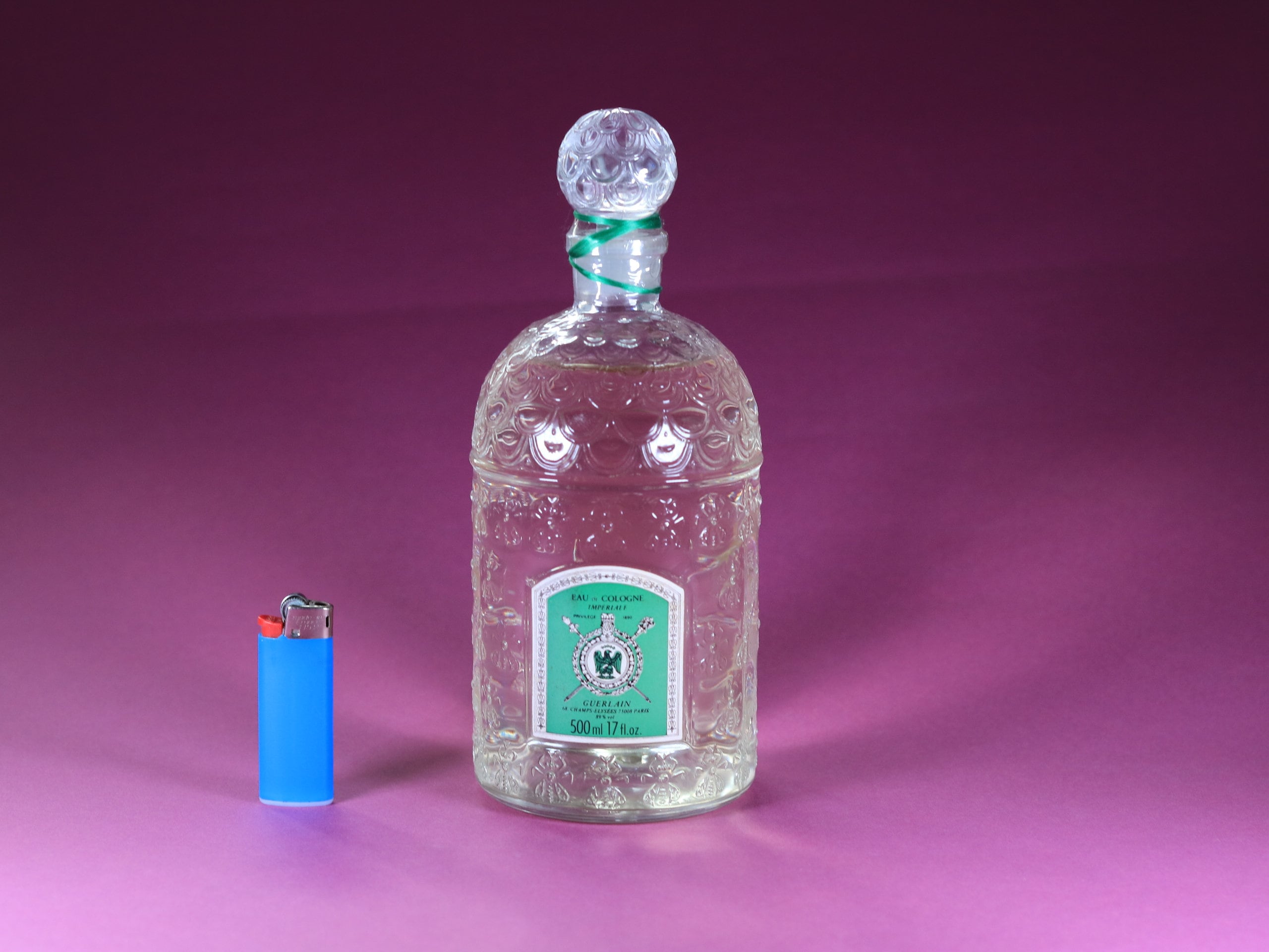 GUERLAIN Bees Bottle Eau De Cologne IMPERIALE 1990 500ml - Etsy