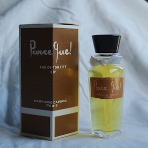 Roberto Capucci Perfume “Because”EDT 1963