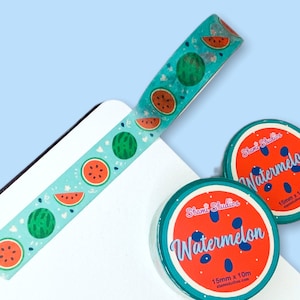 Sandía de verano Linda cinta Washi