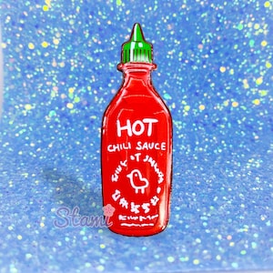 Hot Sauce Cute Enamel Pin Badge Lapel Pins
