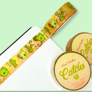Catcus Cactus Kat Woestijn Cute Washi Tape